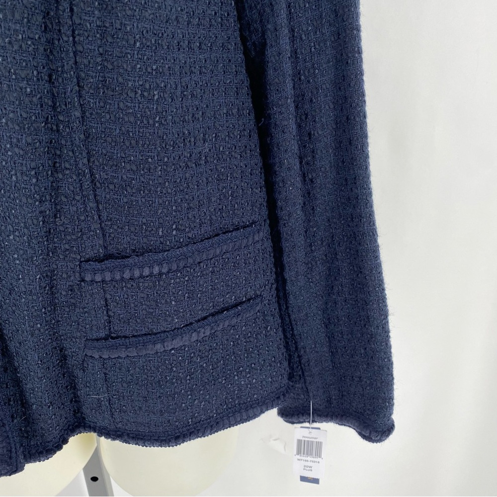 Pendleton Navy Blue Tweed Jacket - image 5